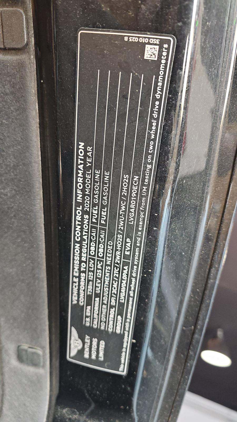 2020 Bentley Continental GT V8 AWD