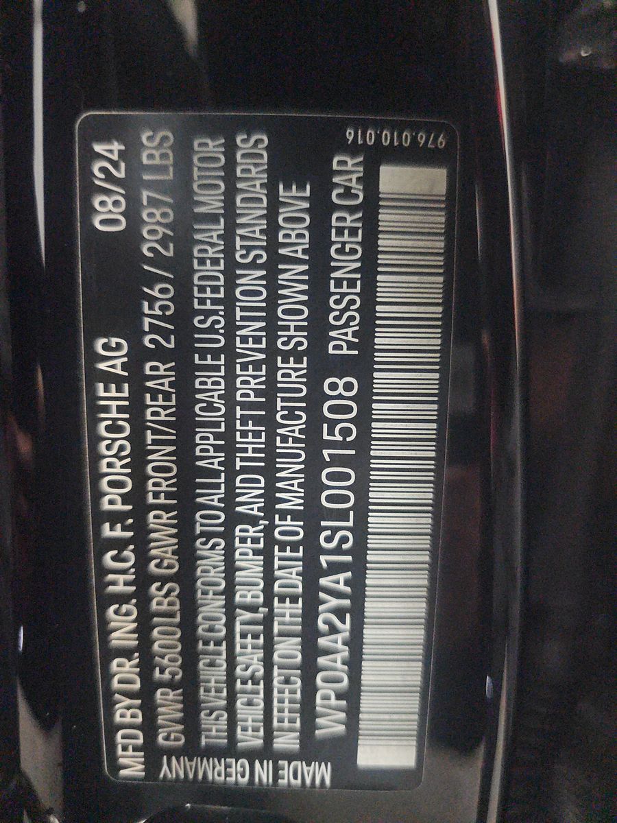 2025 Porsche Panamera 4 AWD