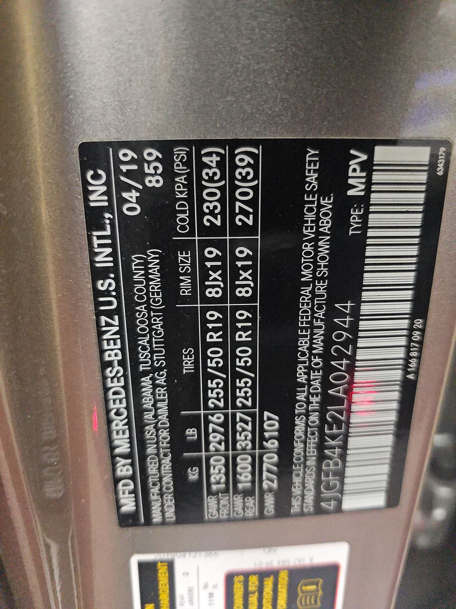 2020 Mercedes-Benz GLE GLE 350 AWD