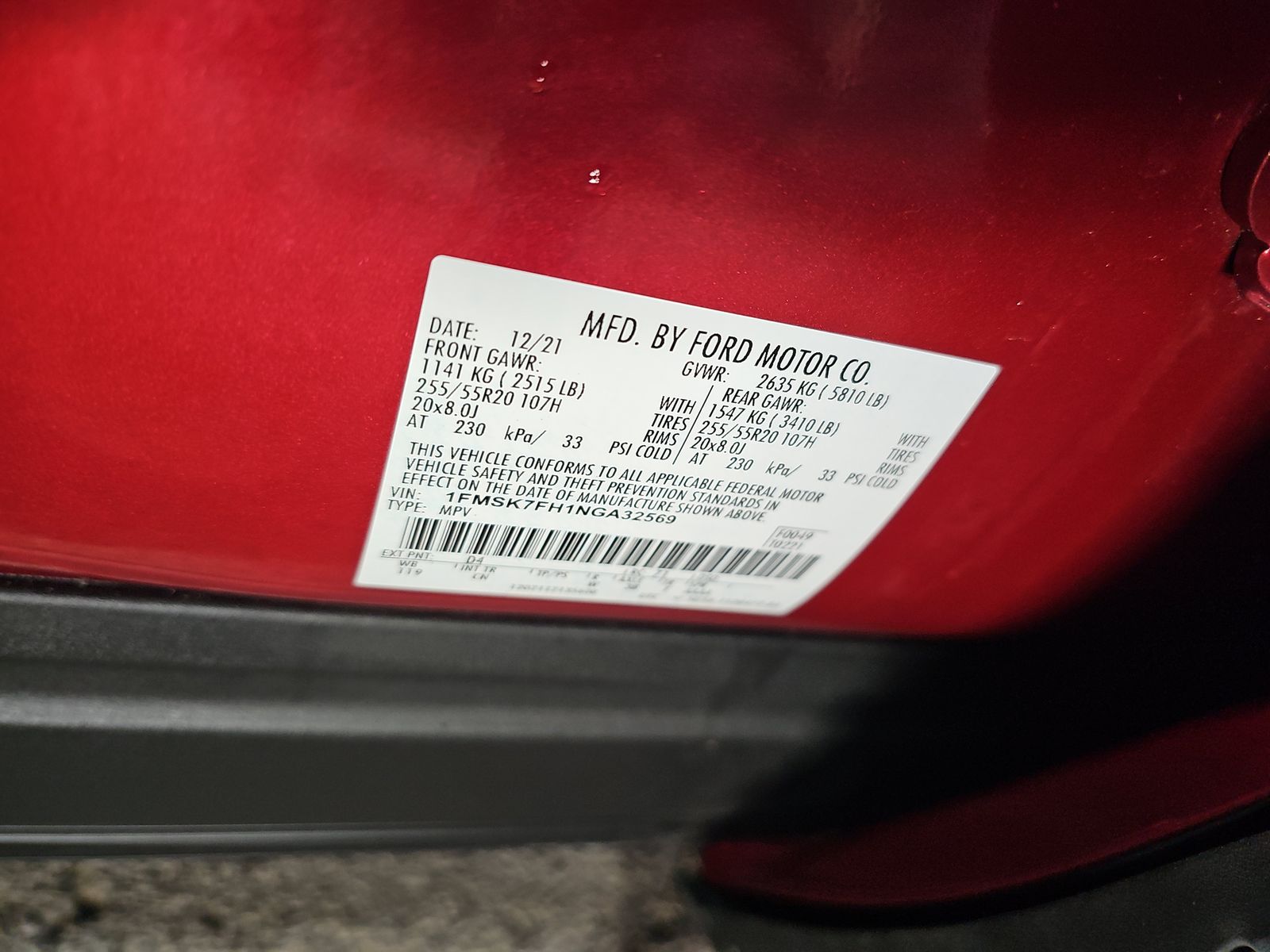 2022 Ford Explorer Limited RWD