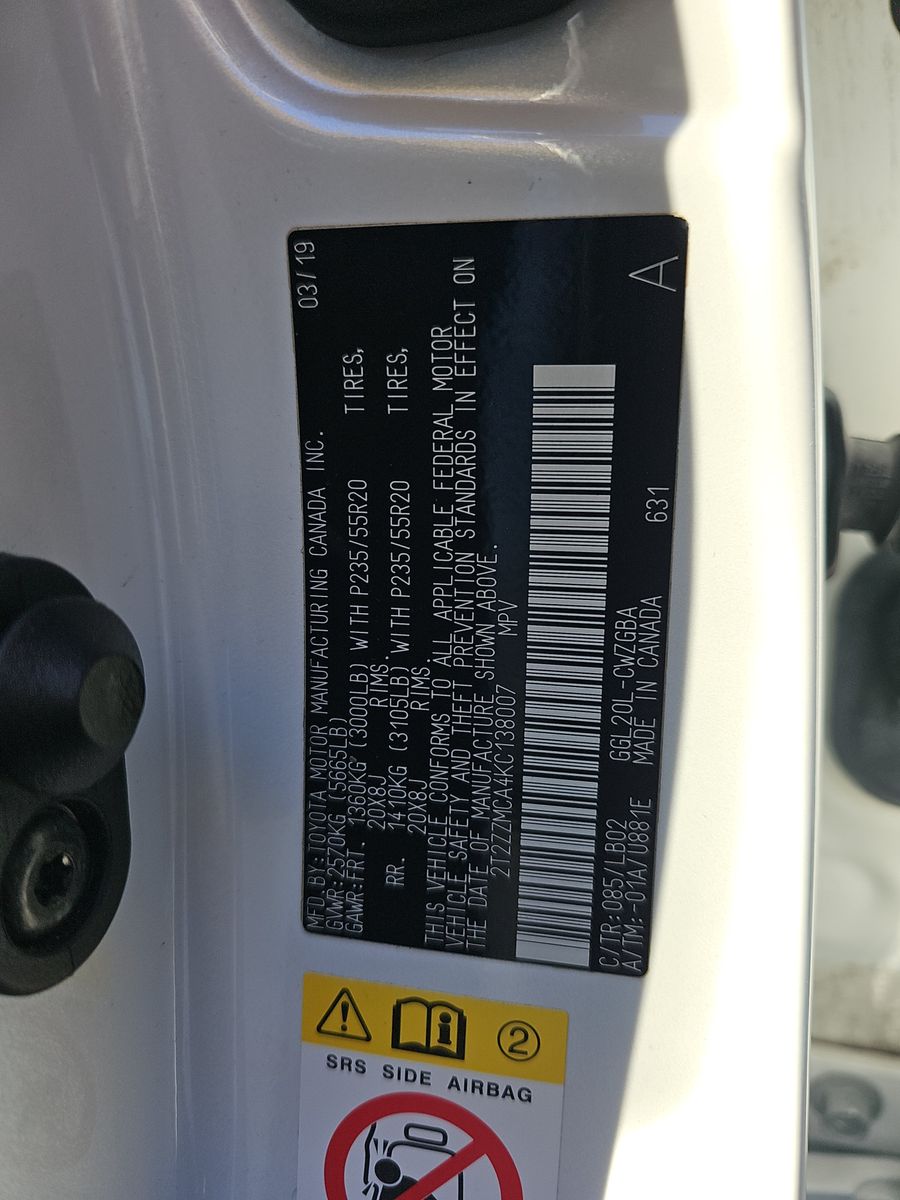 2019 Lexus RX RX 350 FWD