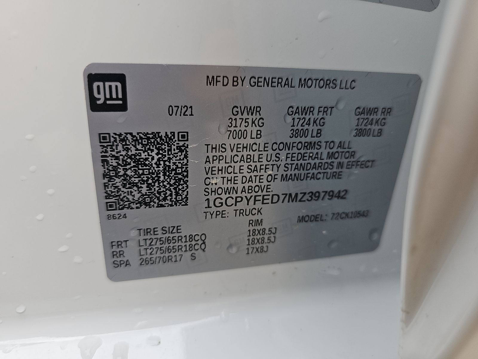 2021 Chevrolet Silverado 1500 LT Trail Boss AWD