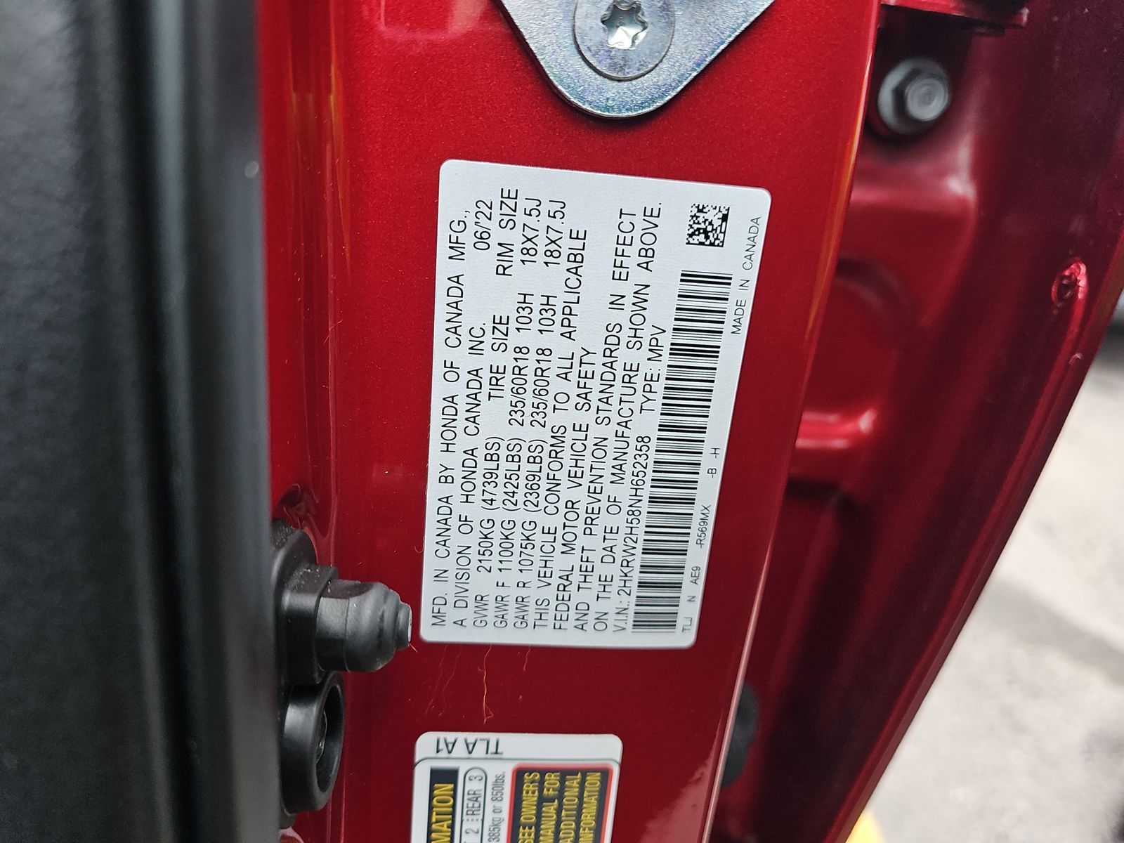 2022 Honda CR-V EX AWD