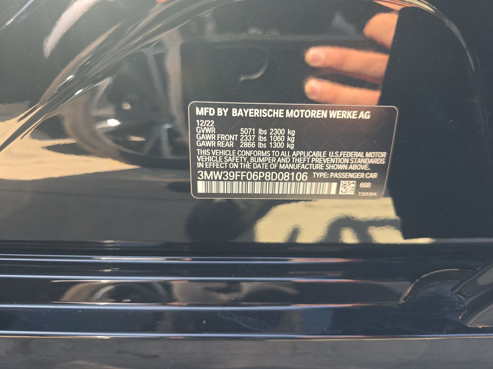 2023 BMW 3 Series 330e RWD