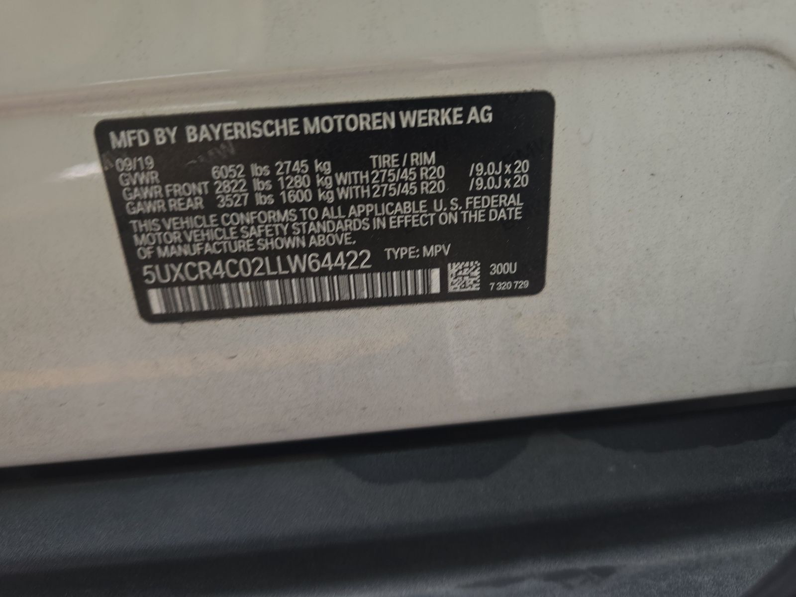 2020 BMW X5 sDrive40i RWD