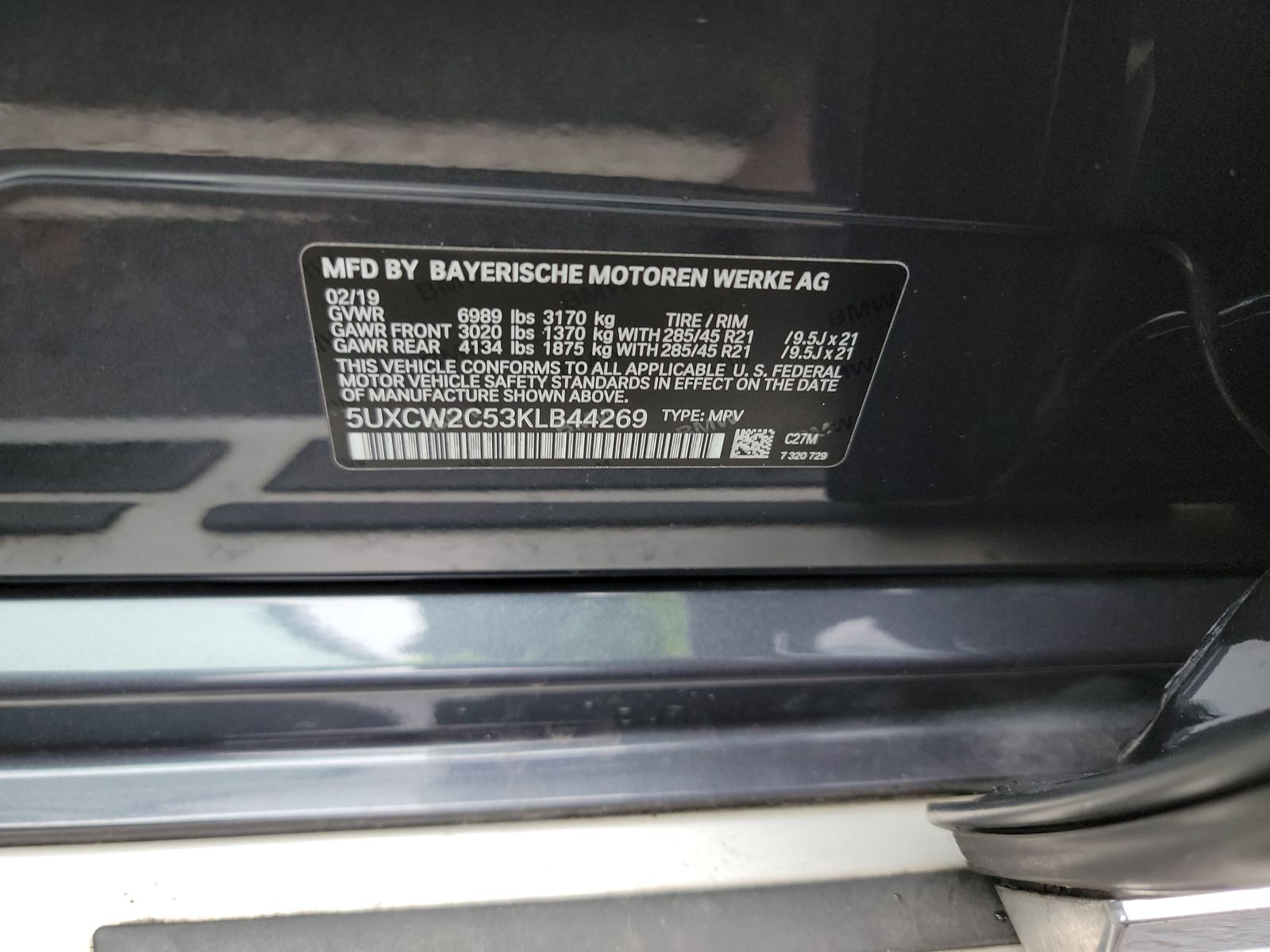 2019 BMW X7 xDrive40i AWD