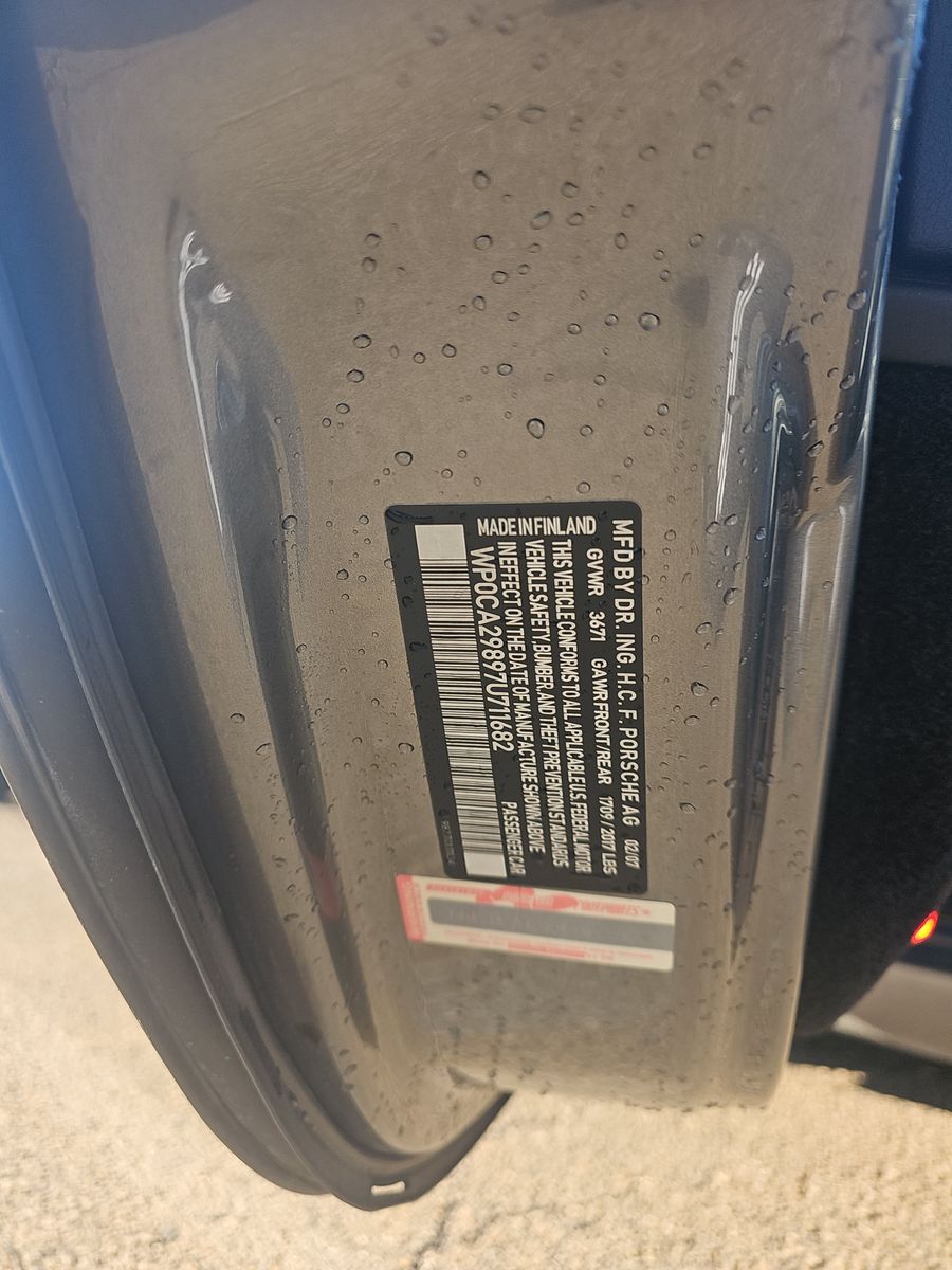 2007 Porsche Boxster Base FWD