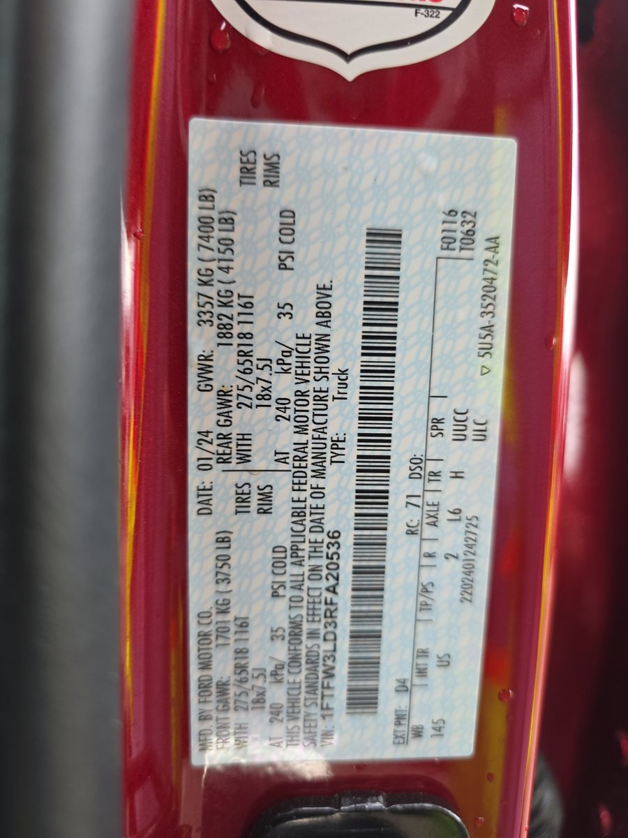 2024 Ford F-150 Hybrid XLT AWD