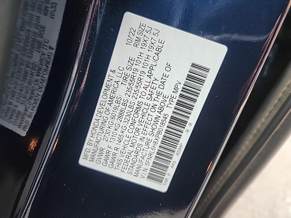 2023 Honda Odyssey Touring FWD