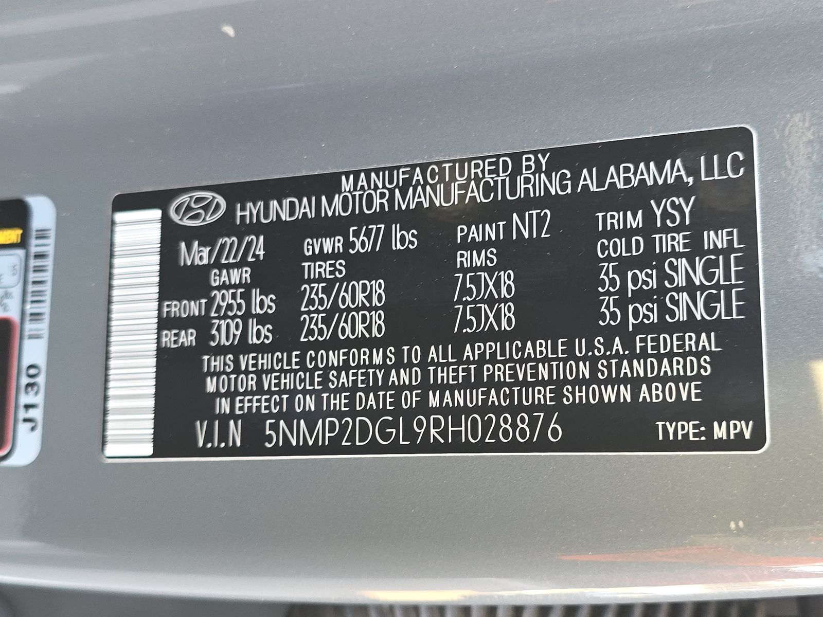 2024 Hyundai Santa Fe SEL AWD