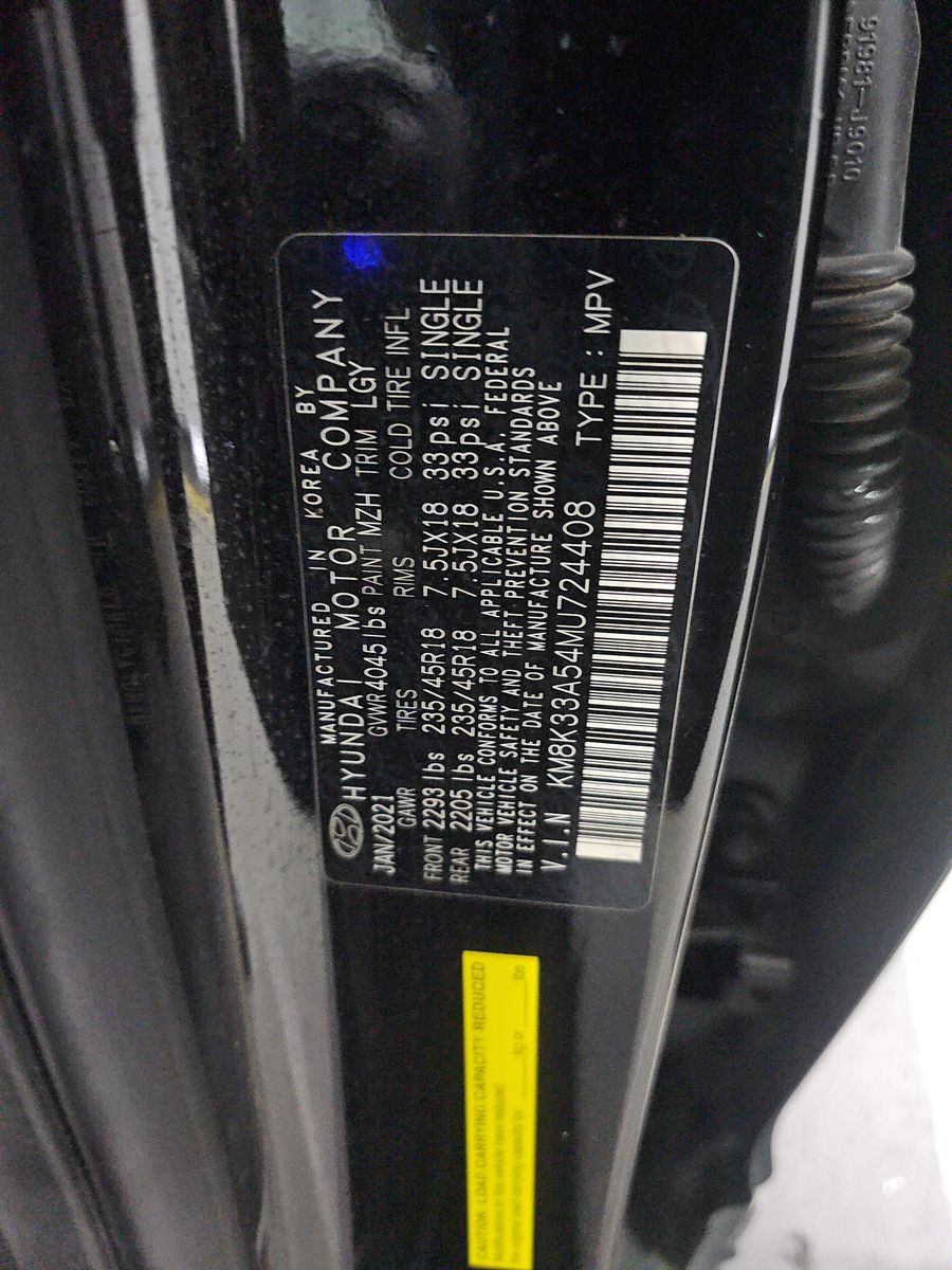 2021 Hyundai Kona Limited FWD