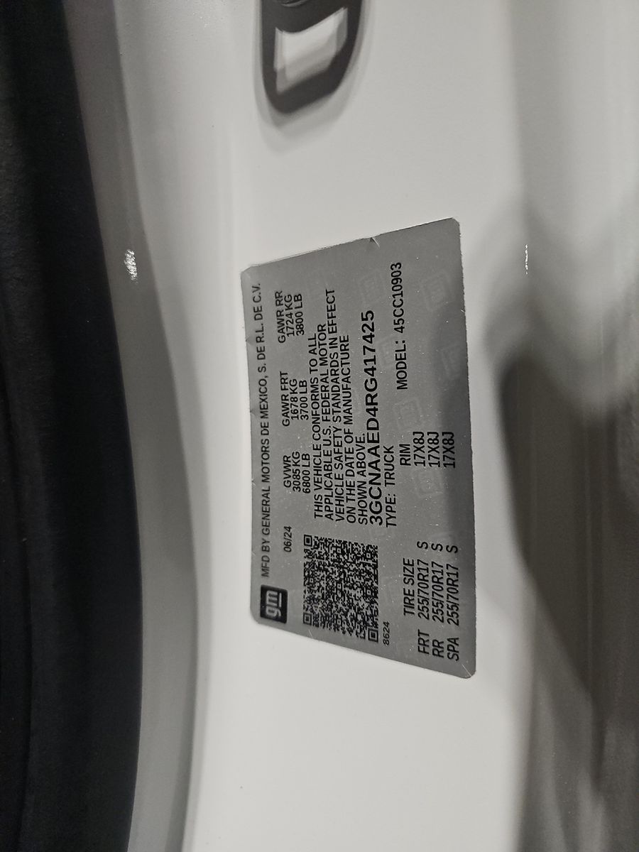 2024 Chevrolet Silverado 1500 Work Truck RWD