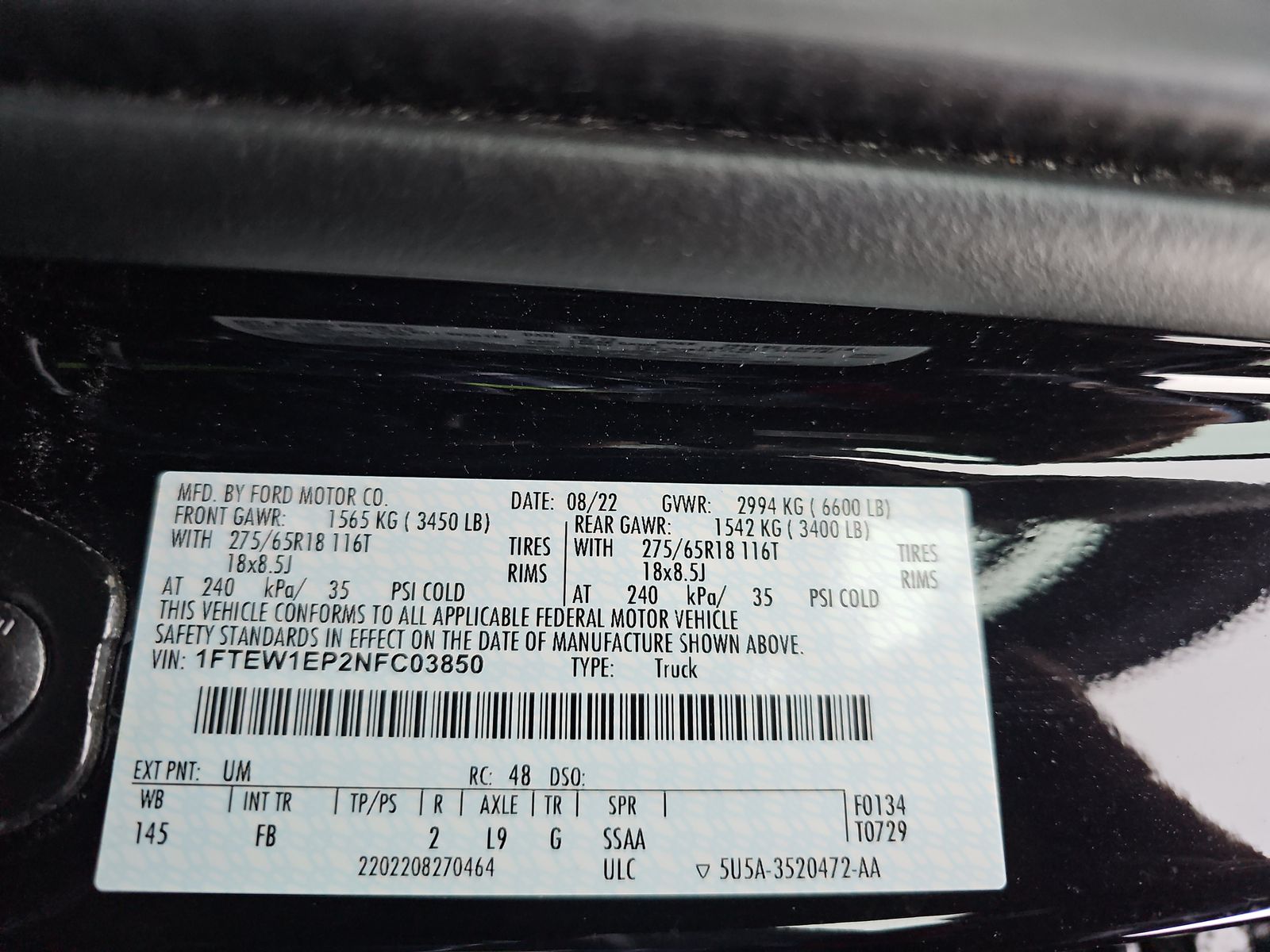 2022 Ford F-150 XLT AWD