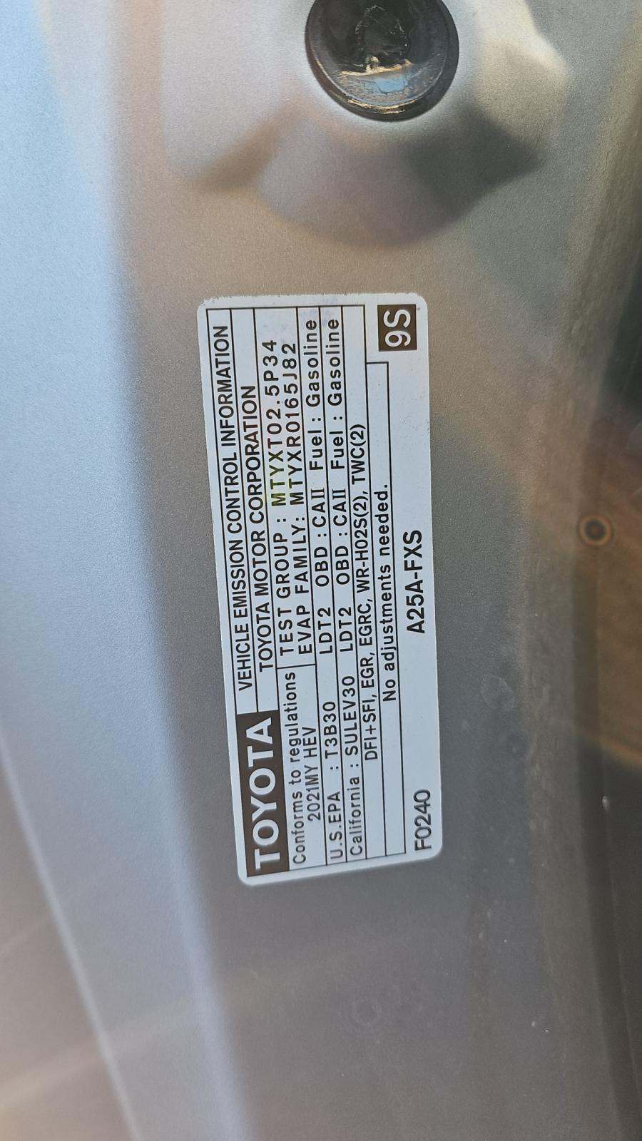 2021 Toyota Highlander Hybrid LE AWD