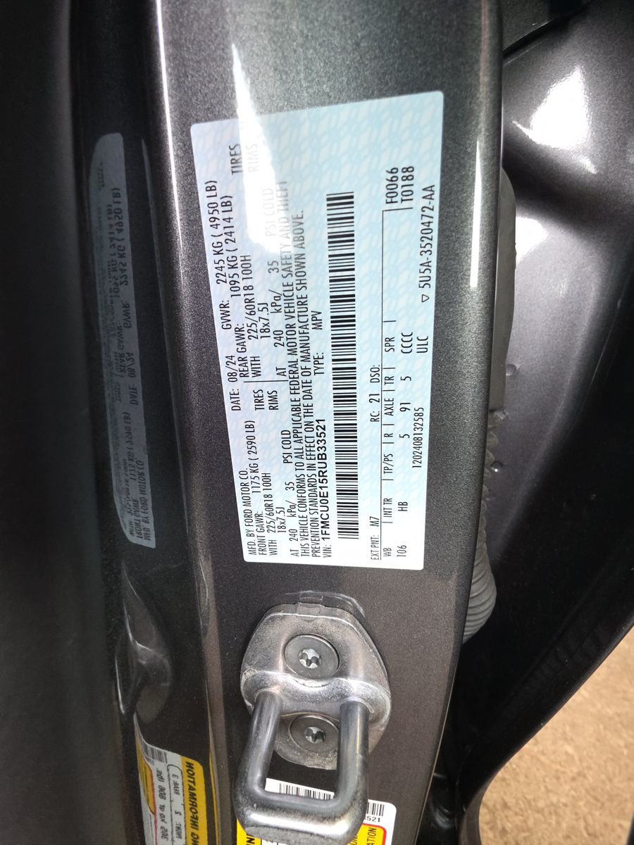 2024 Ford Escape Plug-In Hybrid FWD