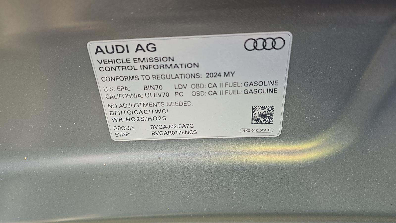 2024 Audi A6 Premium Plus AWD