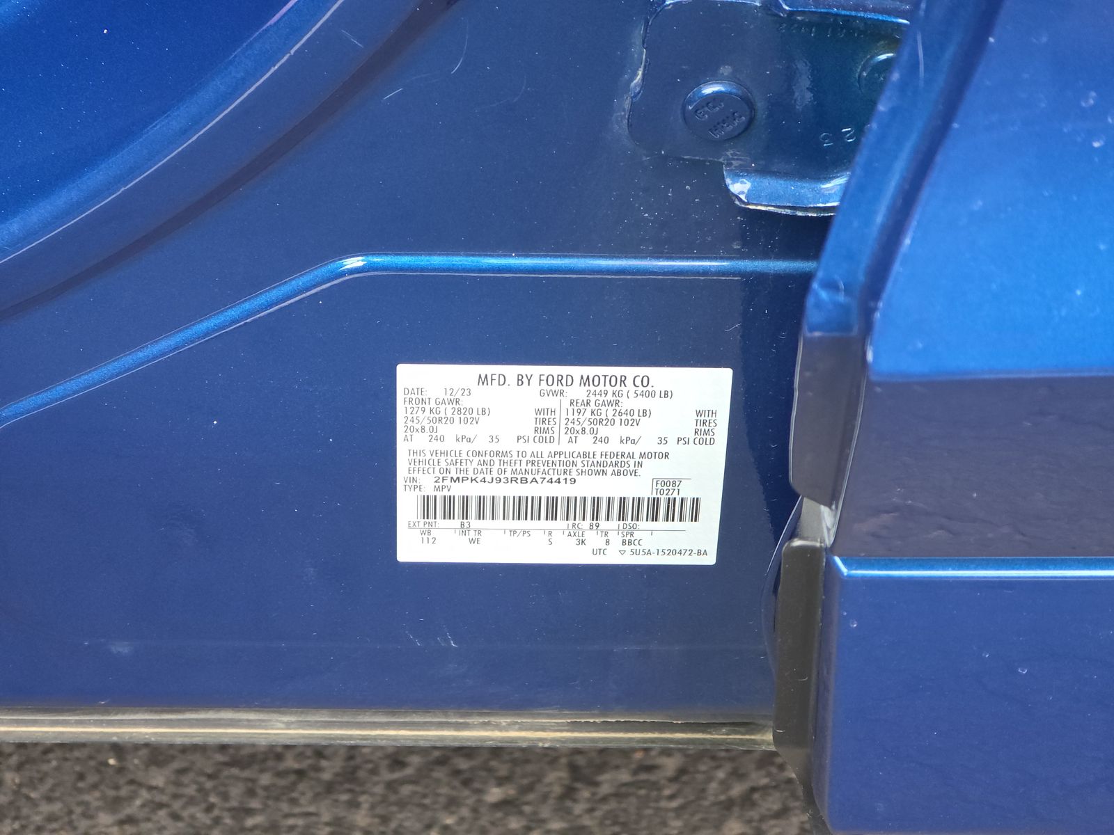 2024 Ford Edge ST-Line AWD