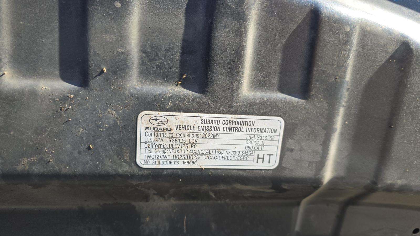 2022 Subaru WRX Premium AWD