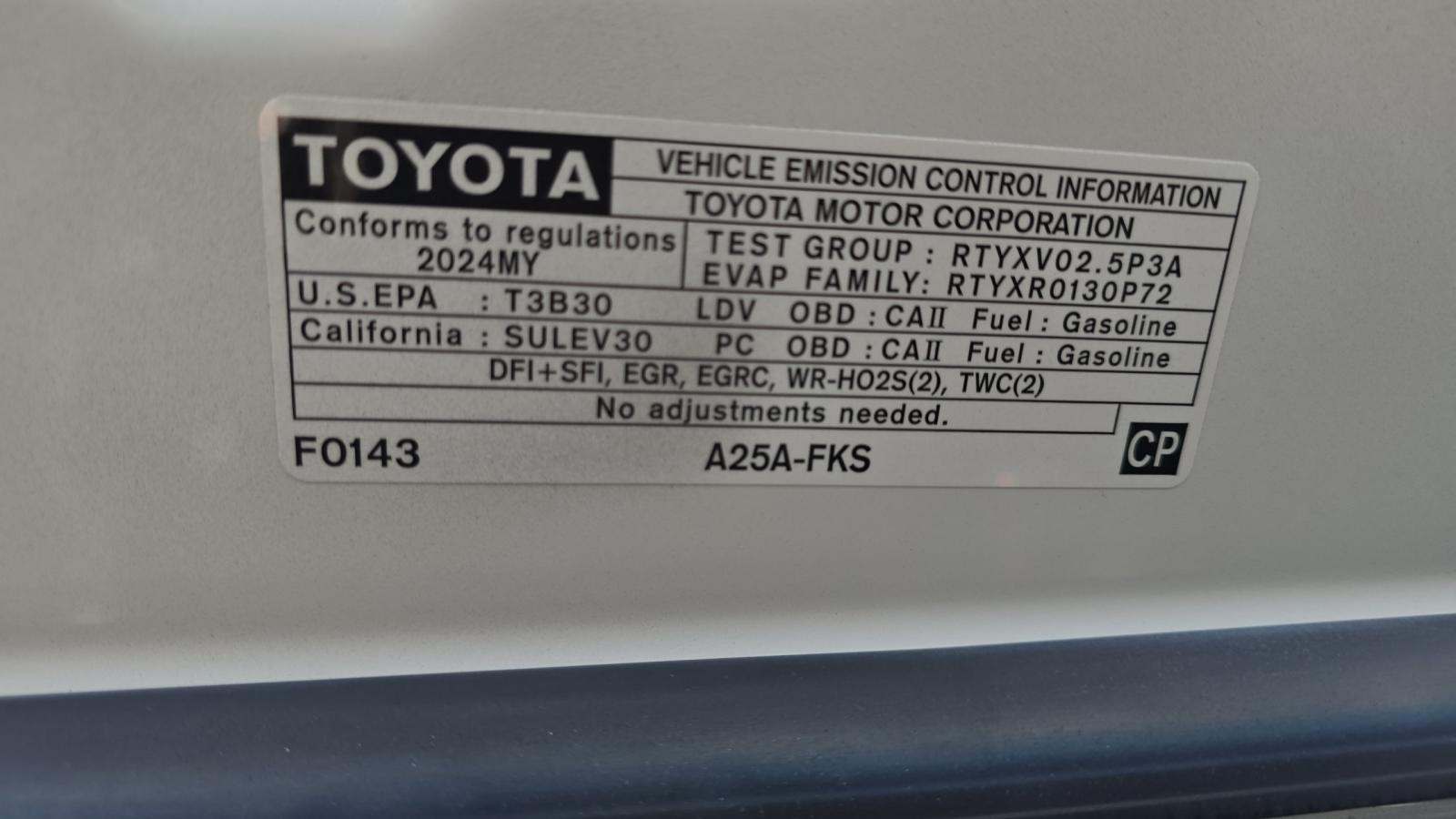 2024 Toyota Camry SE FWD