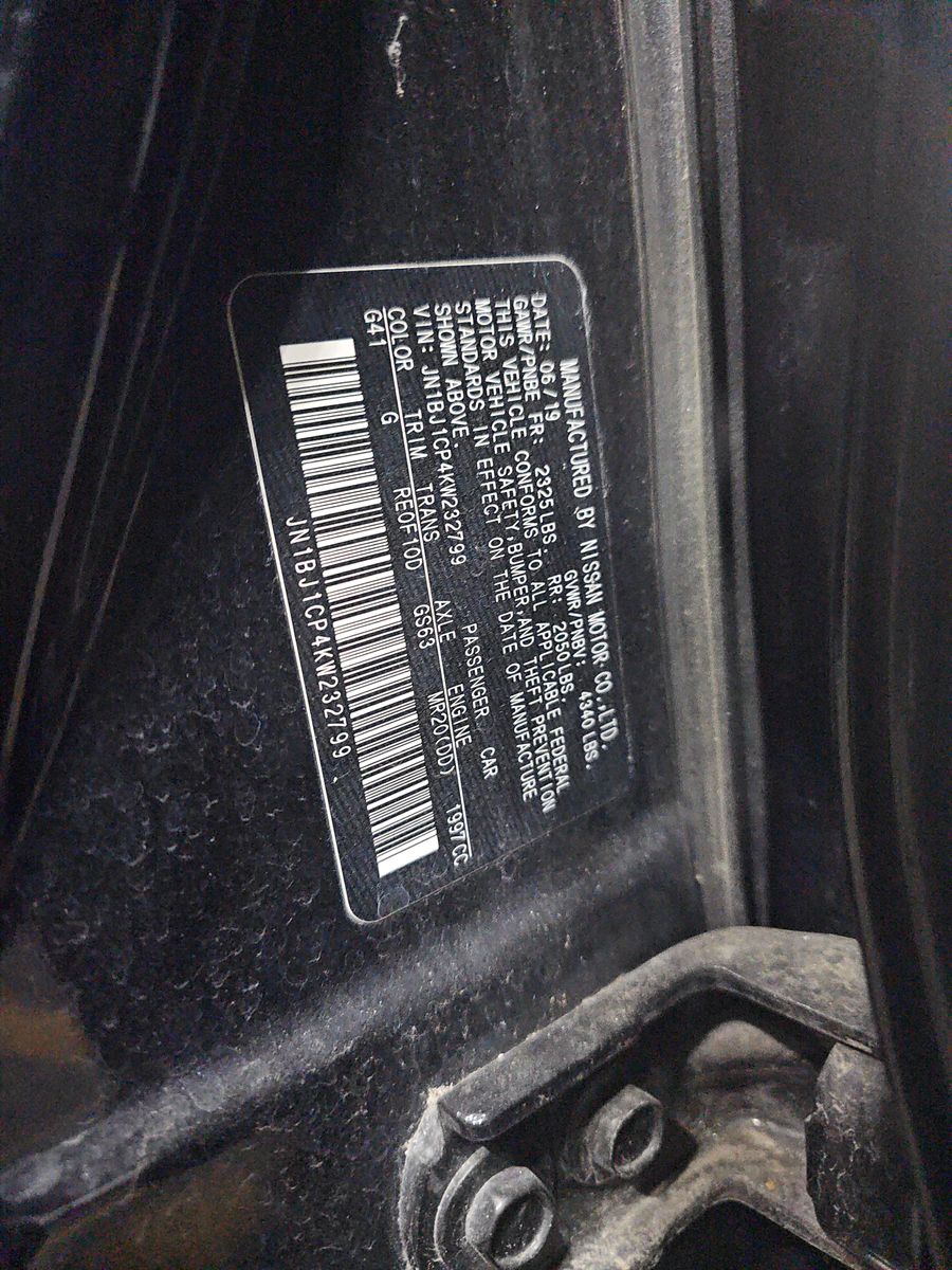 2019 Nissan Rogue Sport SV FWD