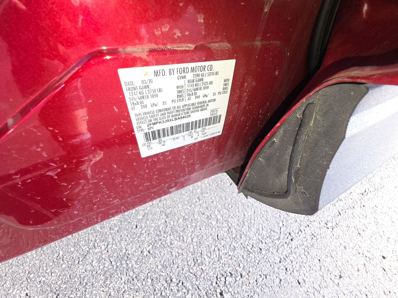 2020 Ford Edge SEL FWD