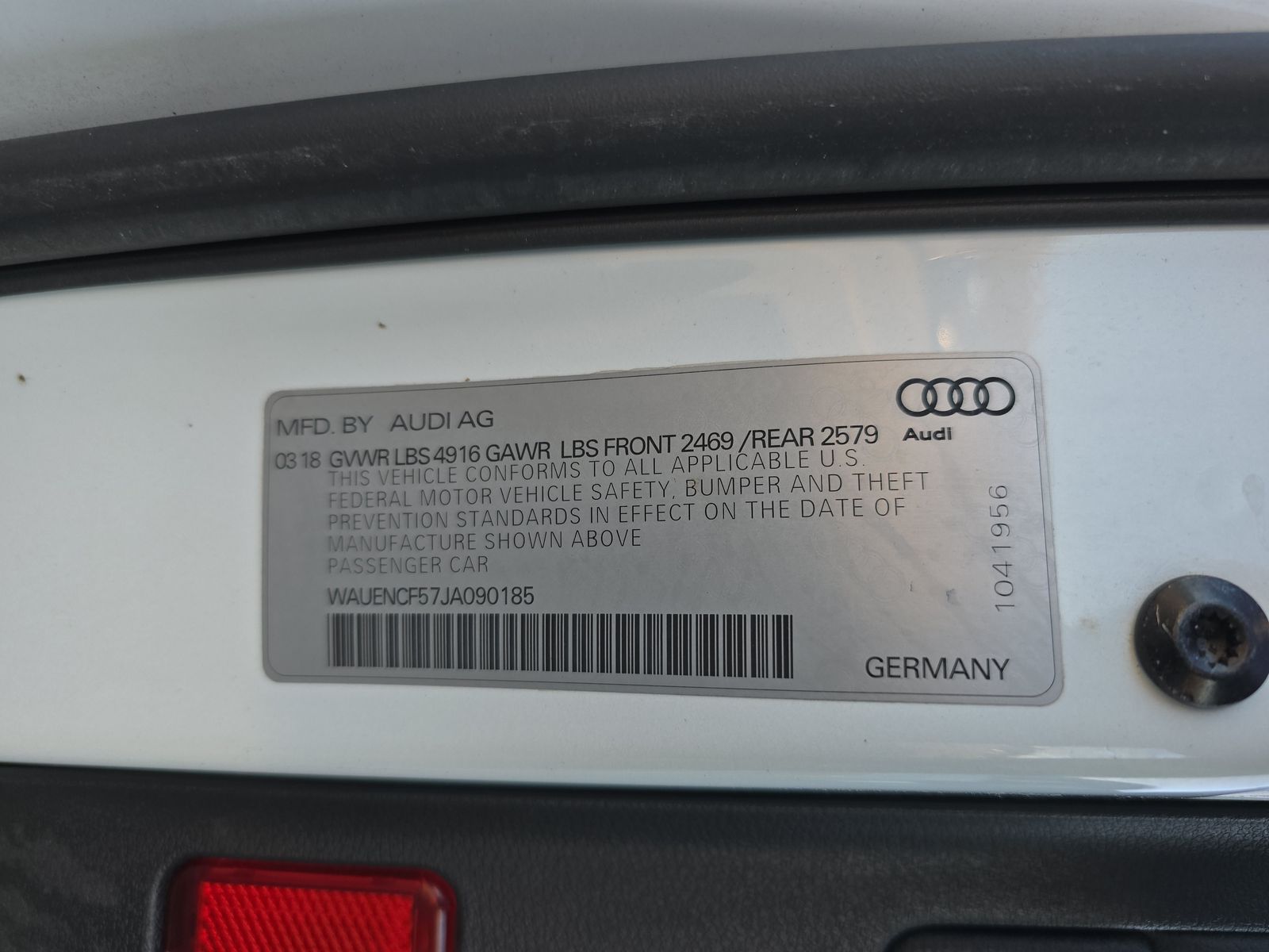 2018 Audi A5 Progressiv AWD