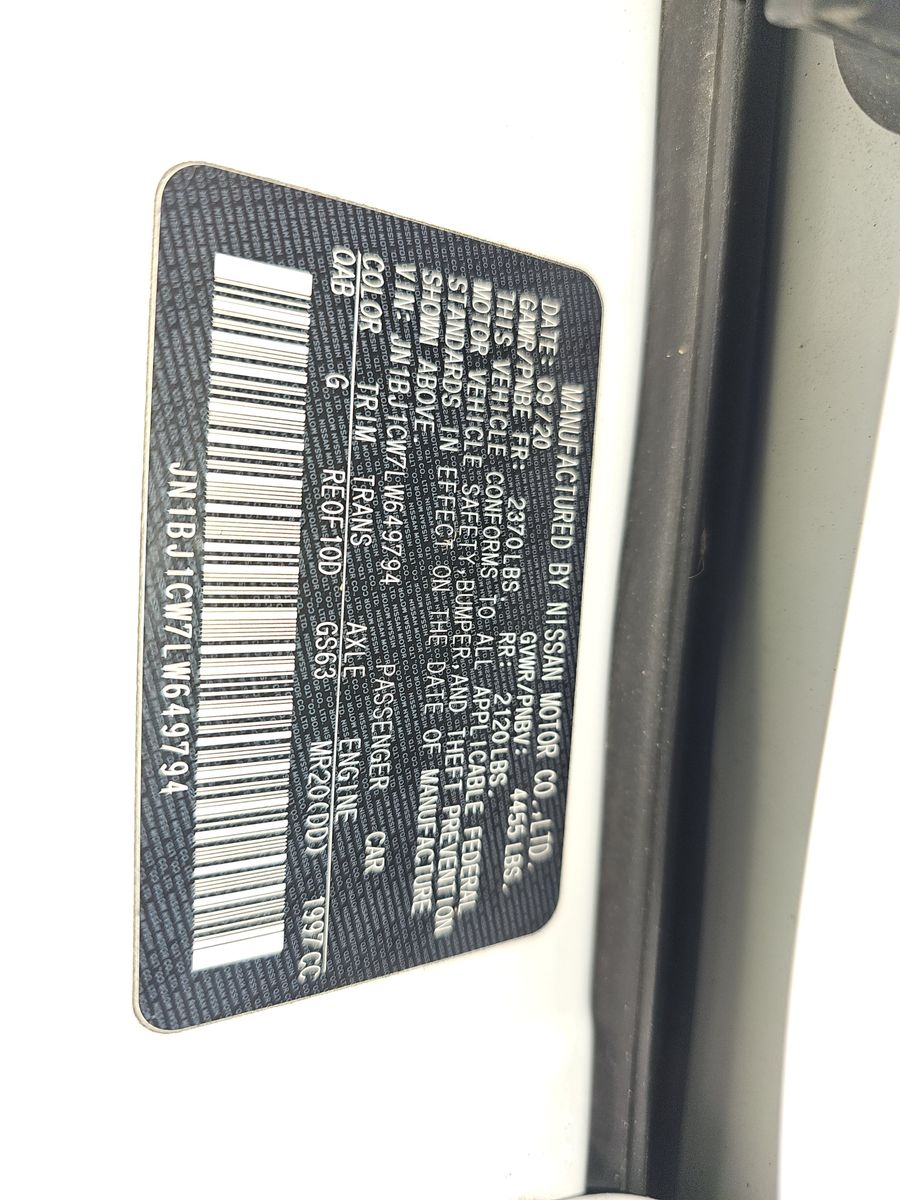 2020 Nissan Rogue Sport SV AWD