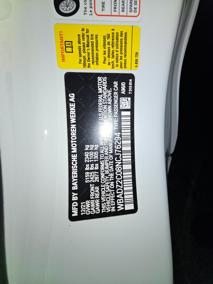 2022 BMW 8 Series 840i RWD