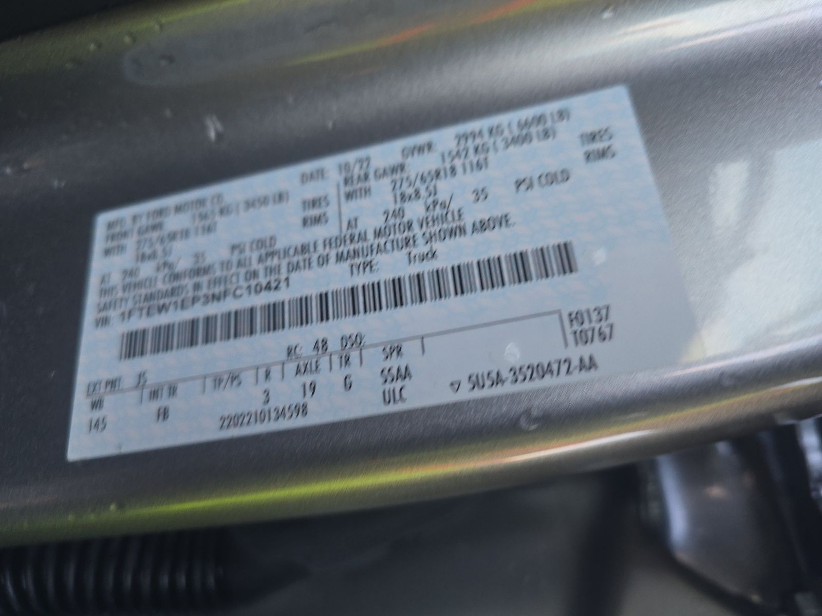 2022 Ford F-150 XLT AWD