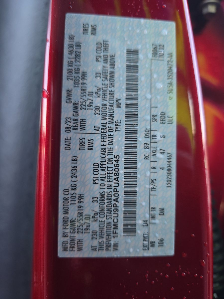 2023 Ford Escape ST-Line Elite AWD