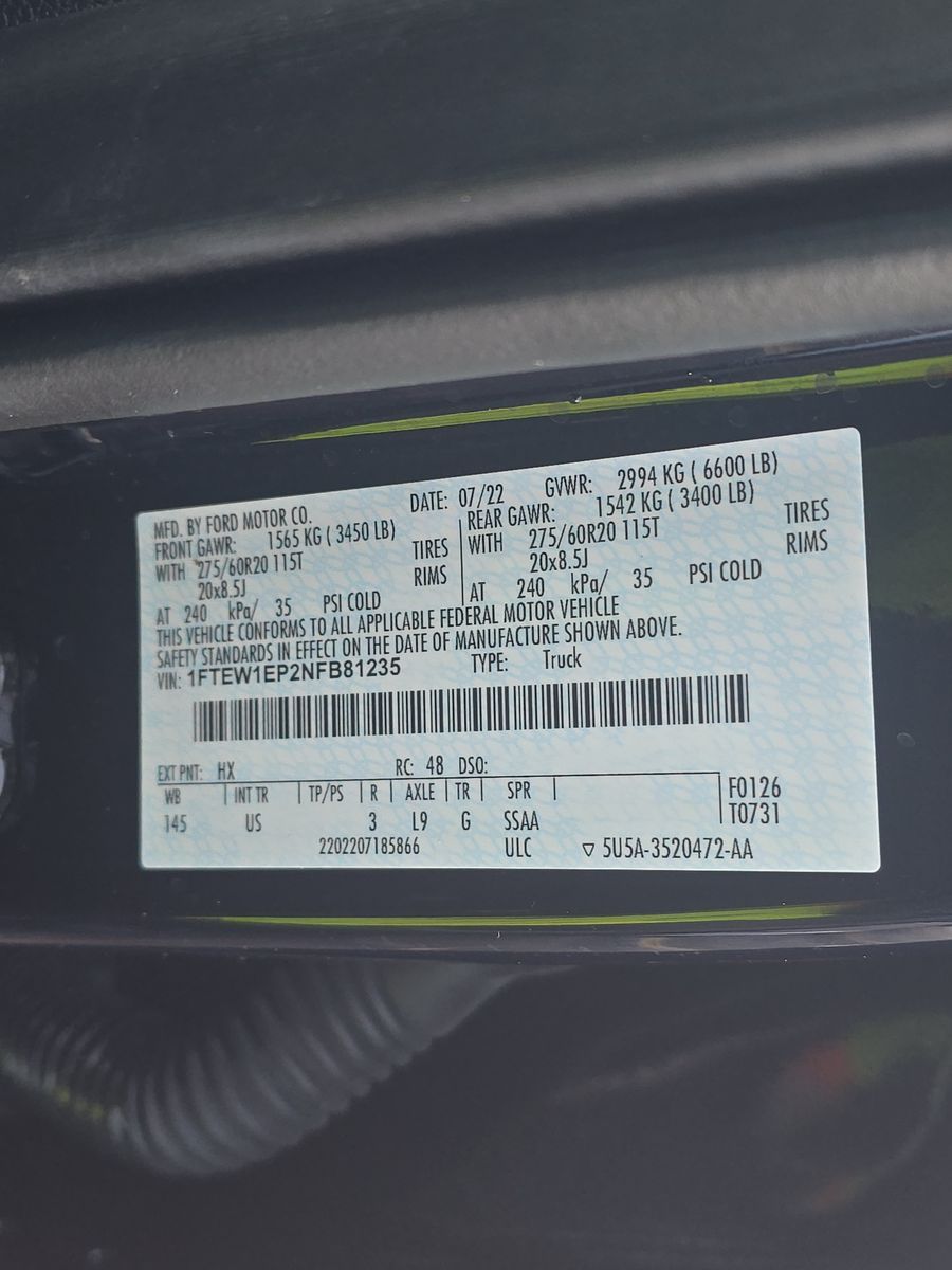 2022 Ford F-150 XLT AWD