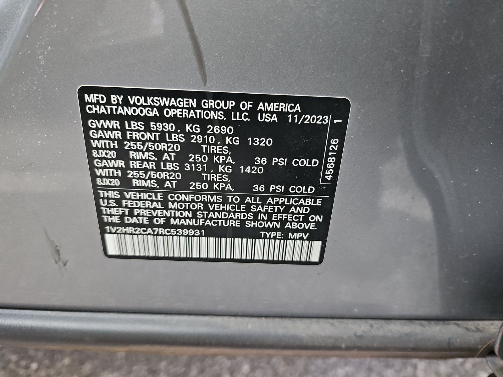 2024 Volkswagen Atlas 2.0T SE AWD