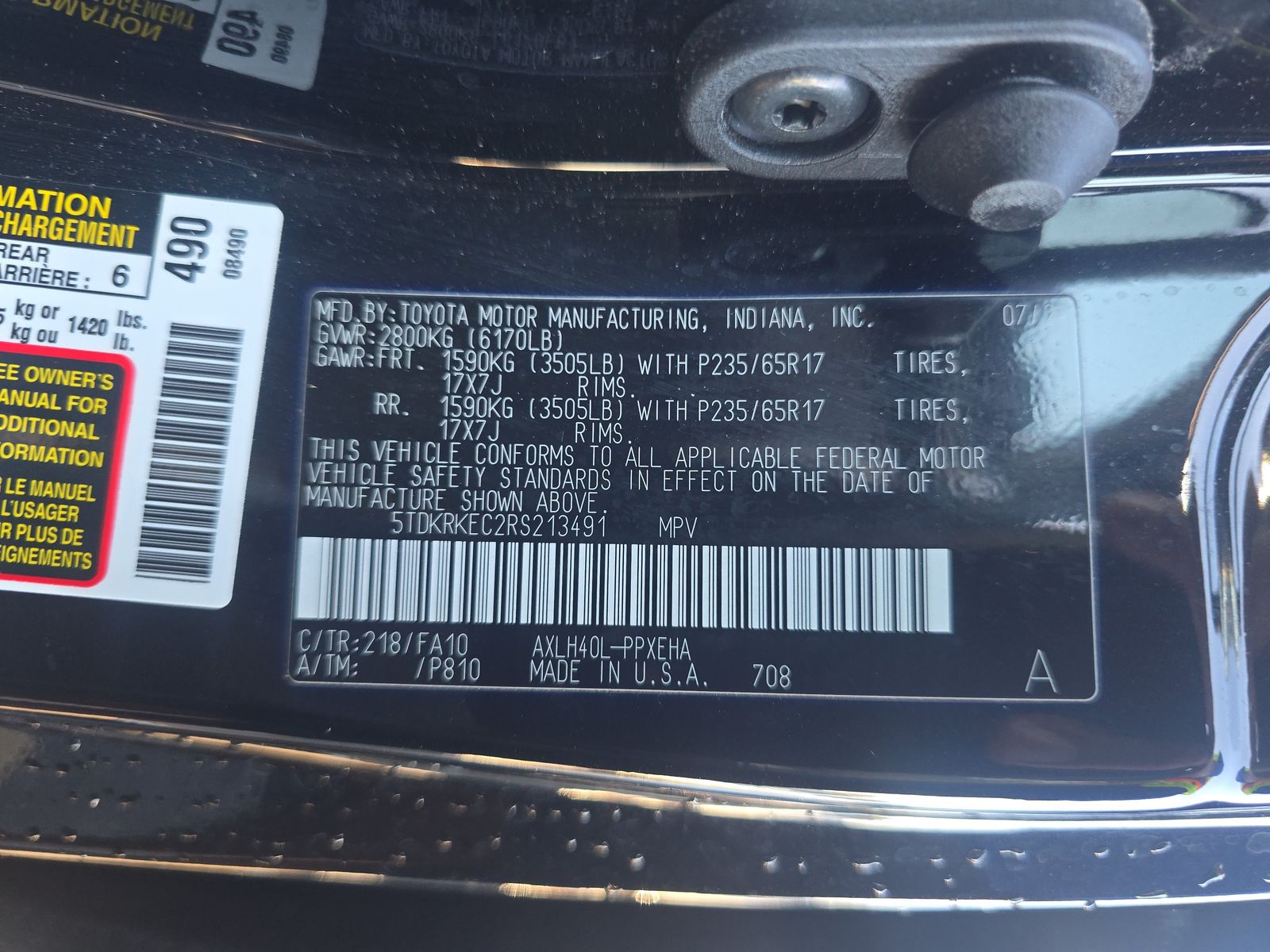 2024 Toyota Sienna LE FWD