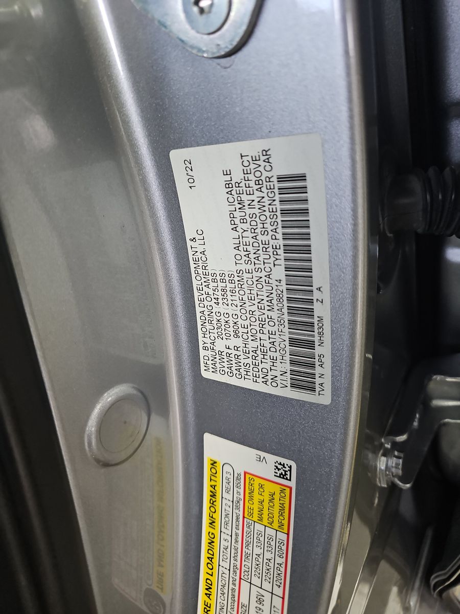 2022 Honda Accord Sport FWD