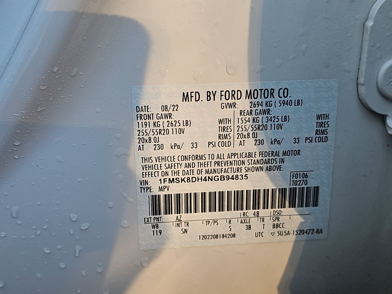 2022 Ford Explorer XLT AWD