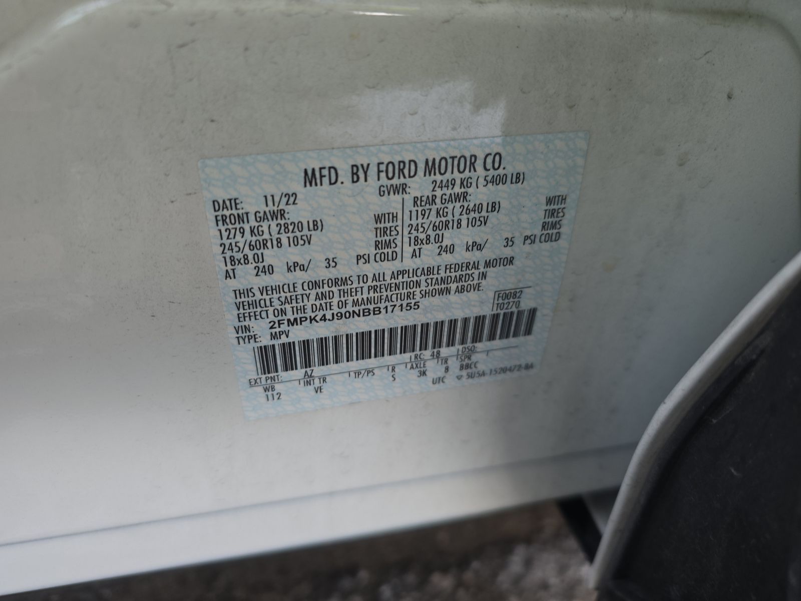 2022 Ford Edge SEL AWD