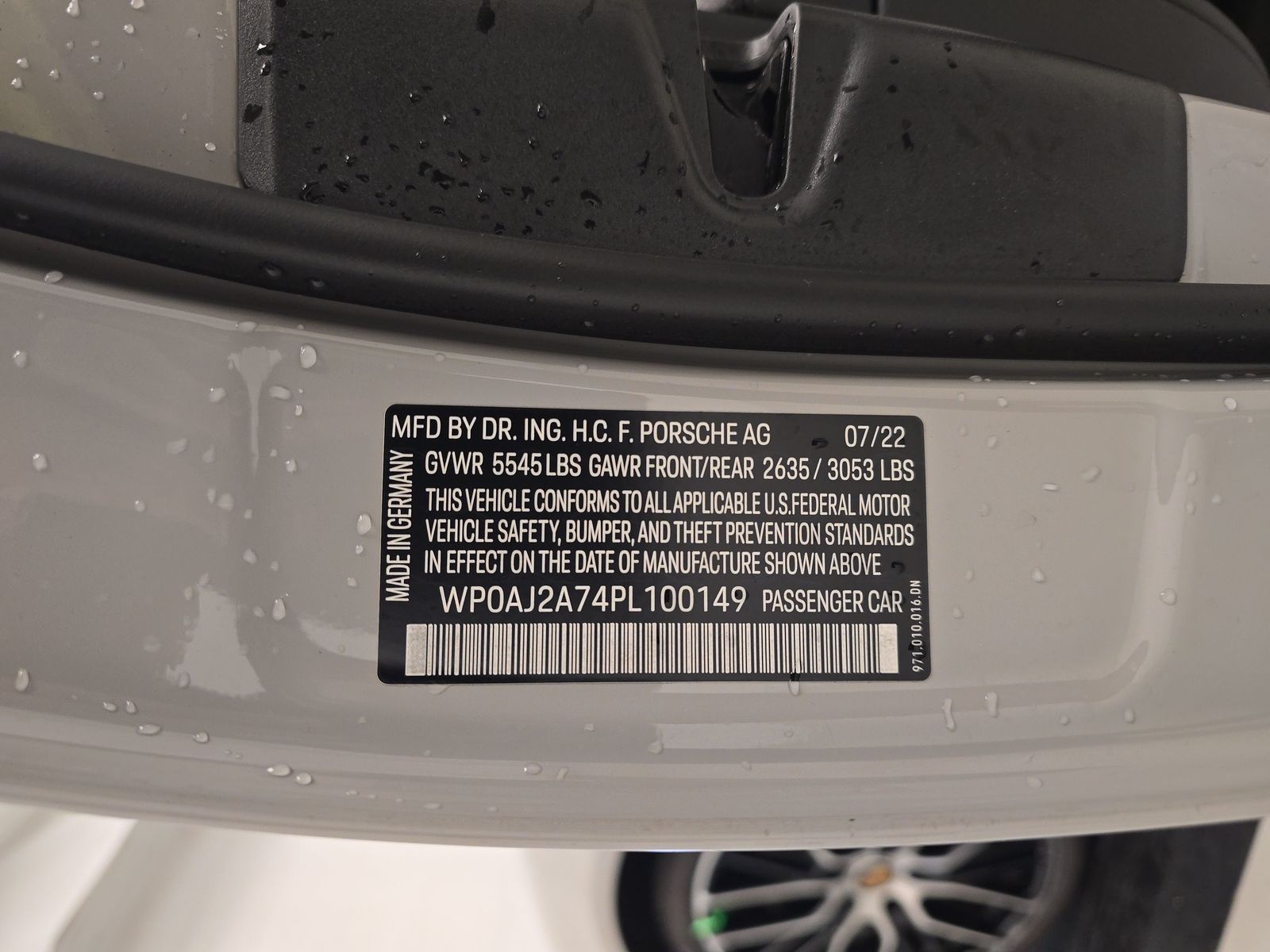 2023 Porsche Panamera Platinum Edition RWD