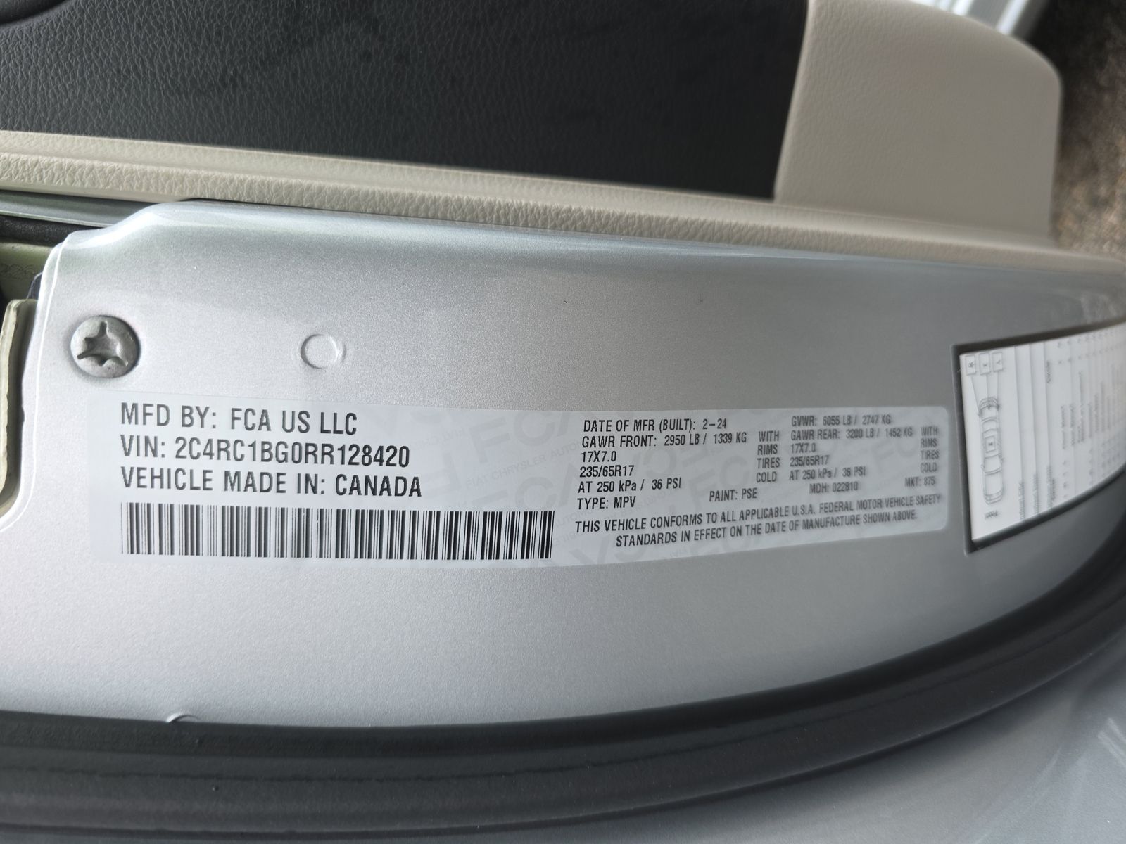 2024 Chrysler Pacifica Touring L FWD