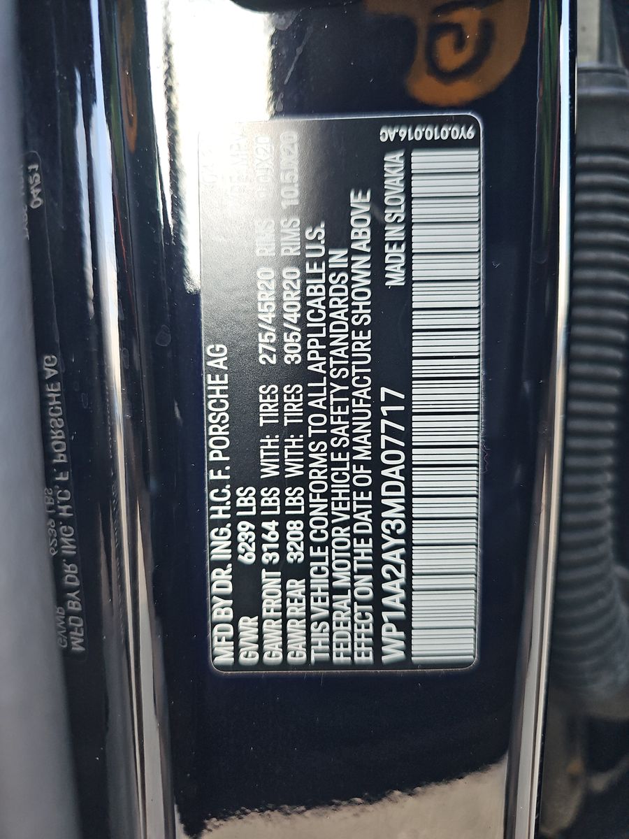 2021 Porsche Cayenne Base AWD