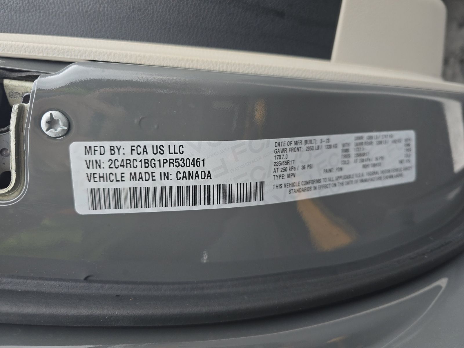 2023 Chrysler Pacifica Touring L FWD