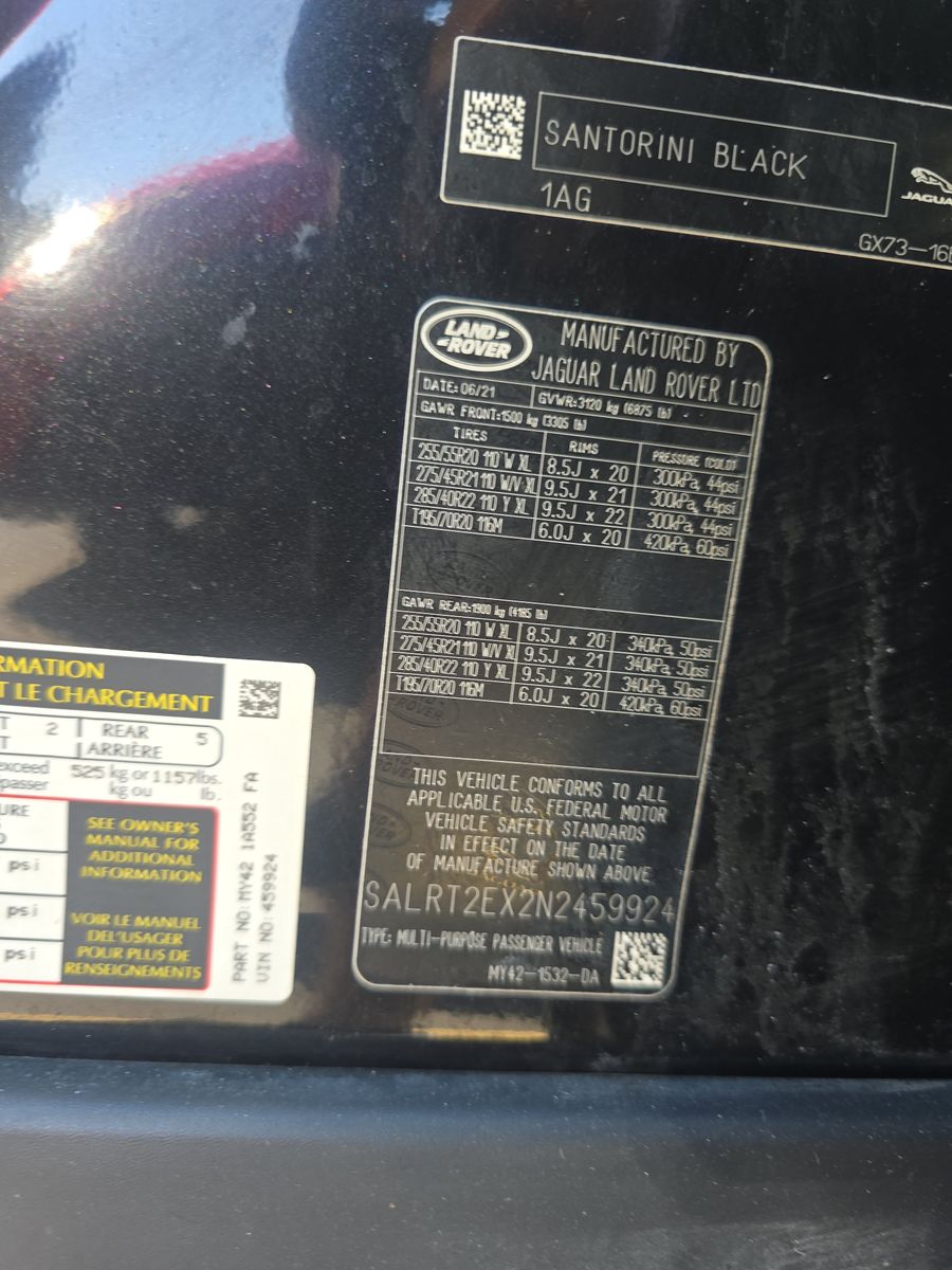 2022 Land Rover Discovery S R-Dynamic AWD