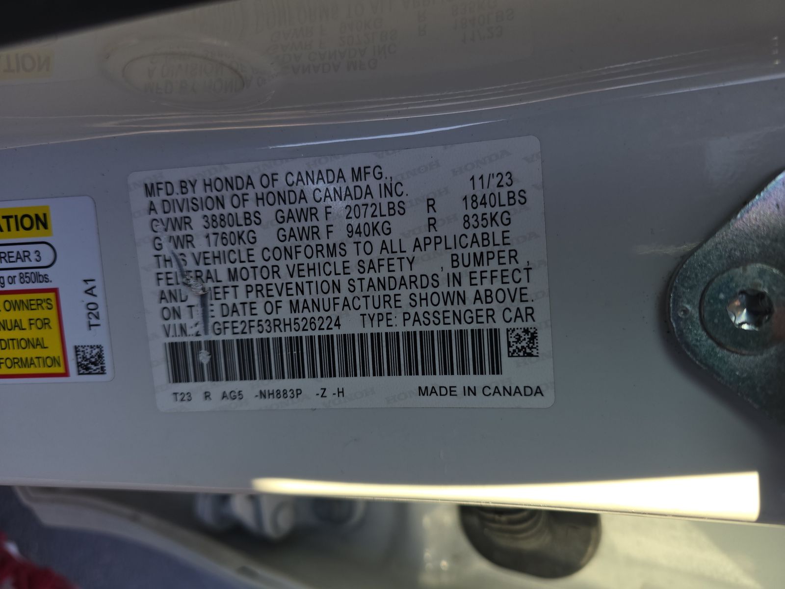 2024 Honda Civic Sport FWD