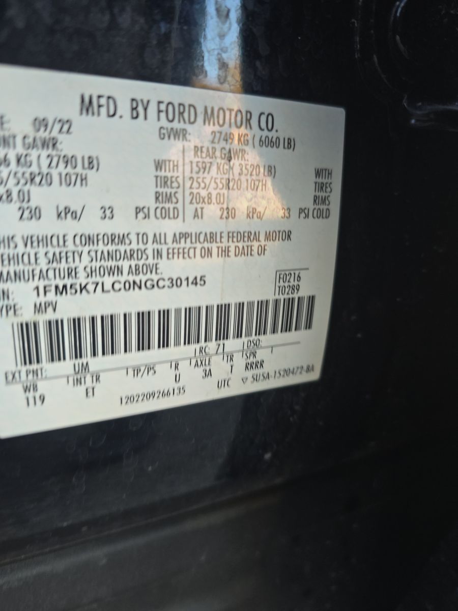 2022 Ford Explorer King Ranch FWD