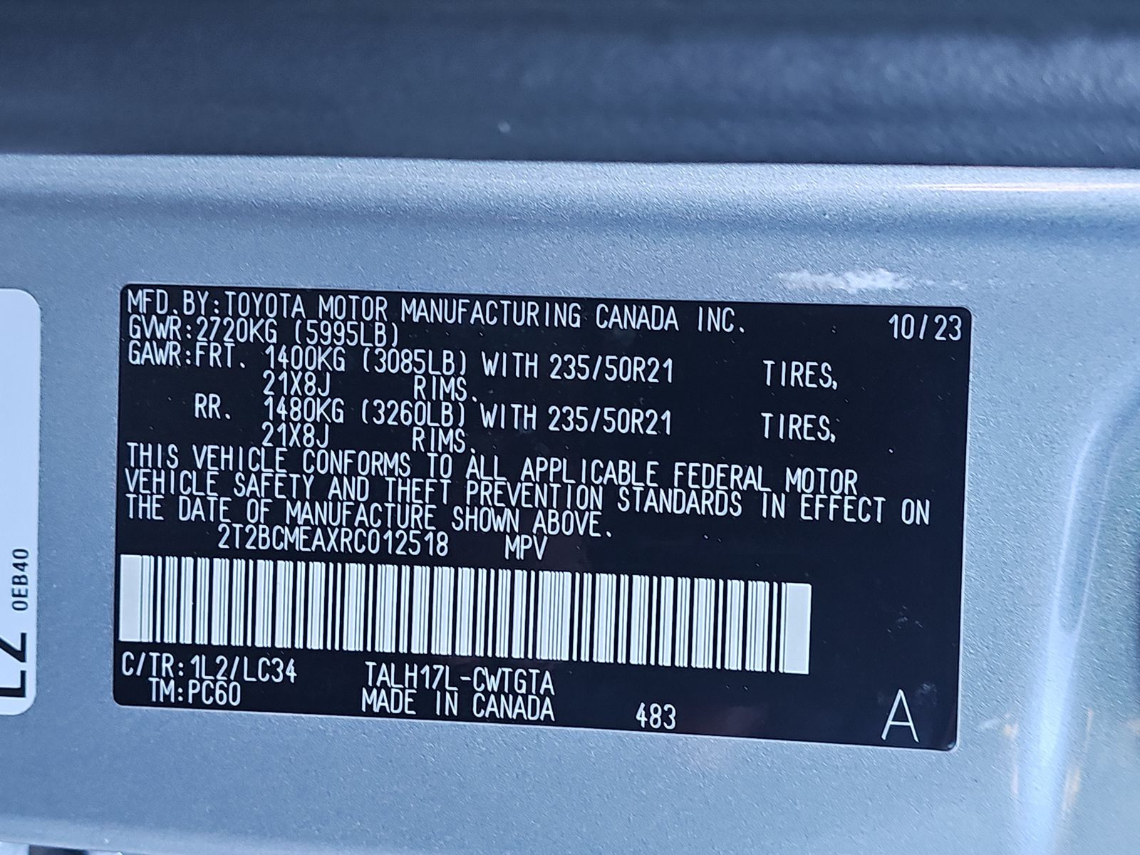 2024 Lexus RX RX 500h F SPORT Performance AWD