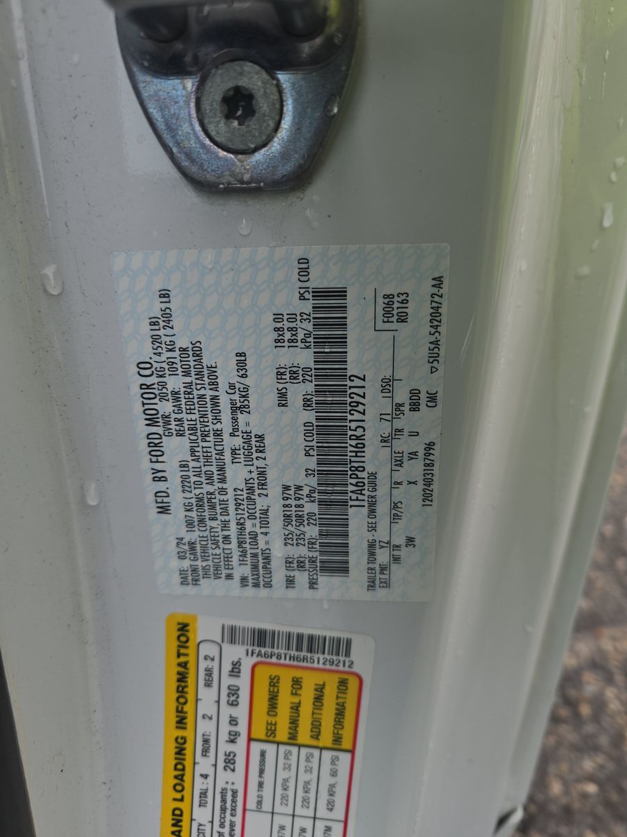 2024 Ford Mustang EcoBoost Premium RWD