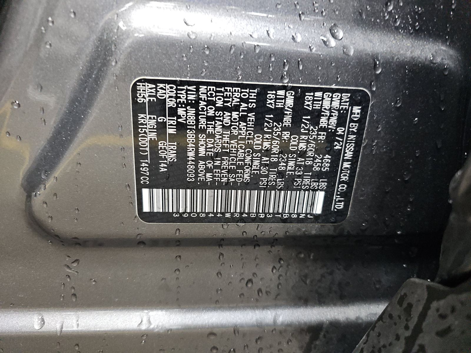 2024 Nissan Rogue SV AWD