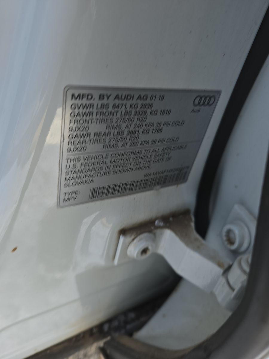 2019 Audi Q8 Premium AWD