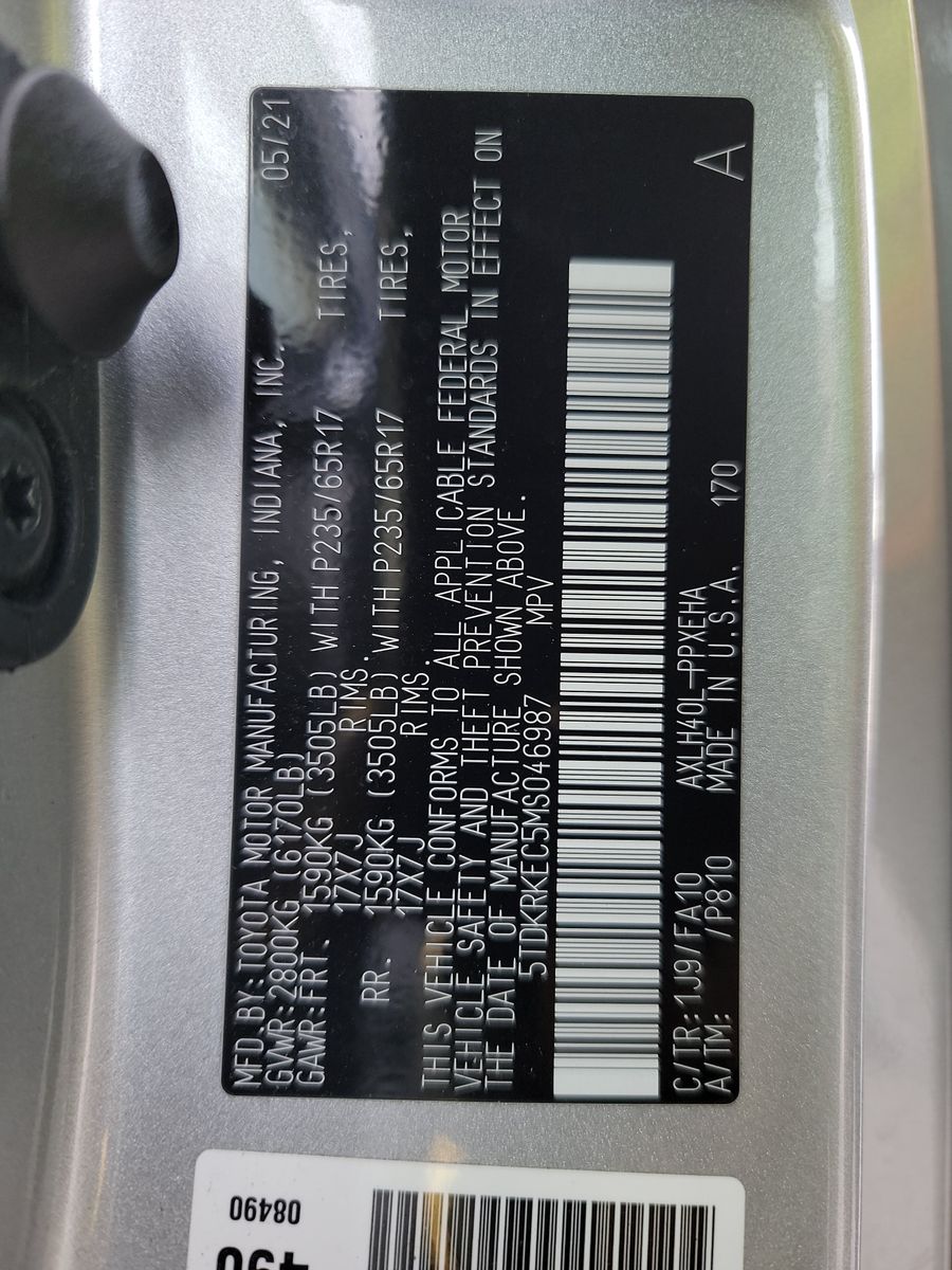 2021 Toyota Sienna LE FWD