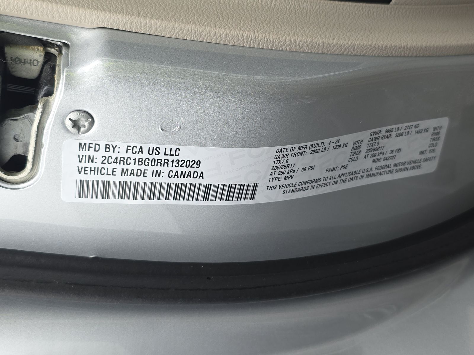 2024 Chrysler Pacifica Touring L FWD