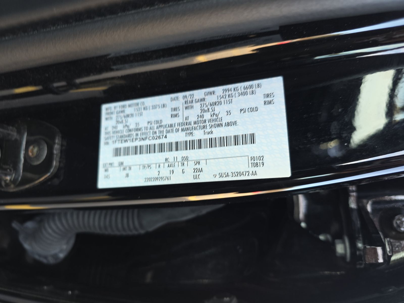 2022 Ford F-150 XL AWD